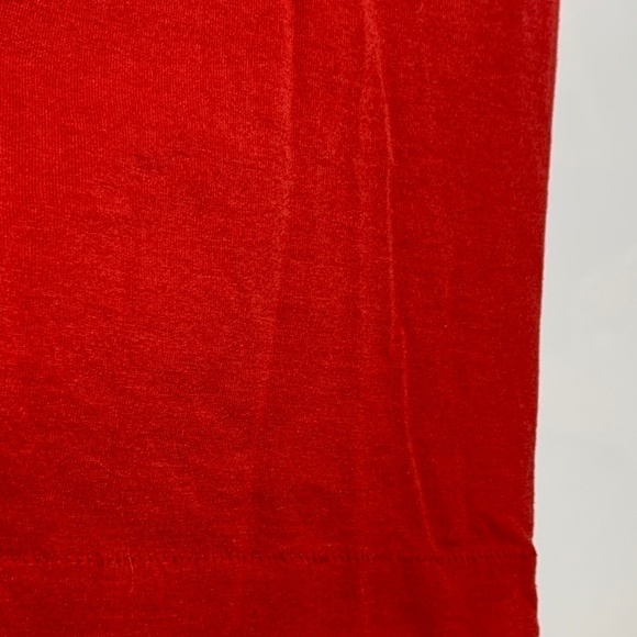 Vintage  BEST Fruit of the Loom Red T Shirt Blank Size Large USA Single Stitch - Picture 7 of 10